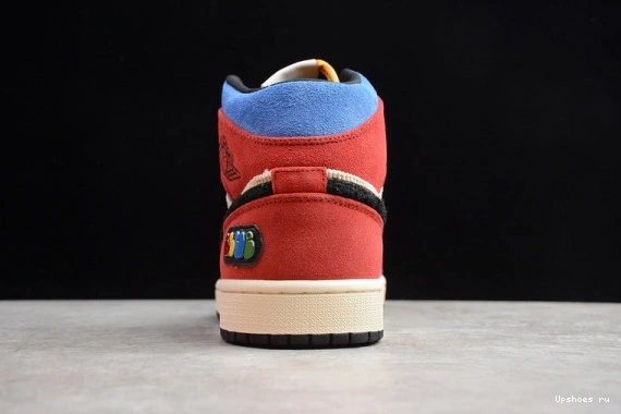 the Blue 1 Jordan Fearless  Mid SE CU2805-100 Great CU2805-100 0629